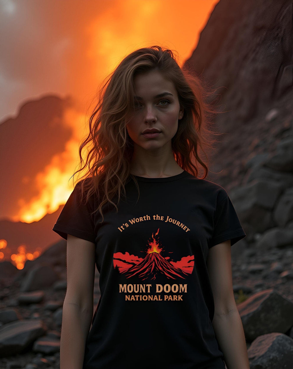 Mount Doom National Park Shirt - Unisex Cotton Tee