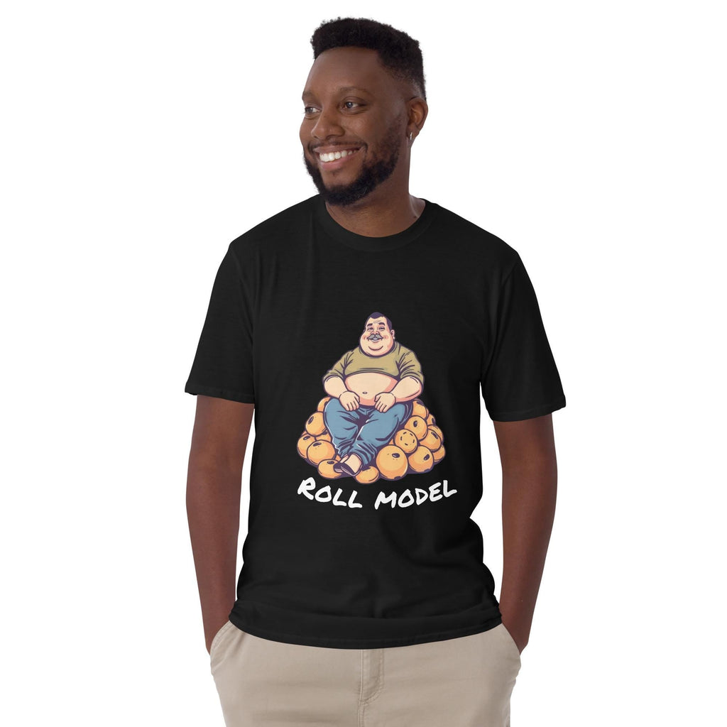 Roll Model Soft Style T-Shirt, Funny Skateboarding Tee, Skater Graphic Shirt, Skateboarder Gift