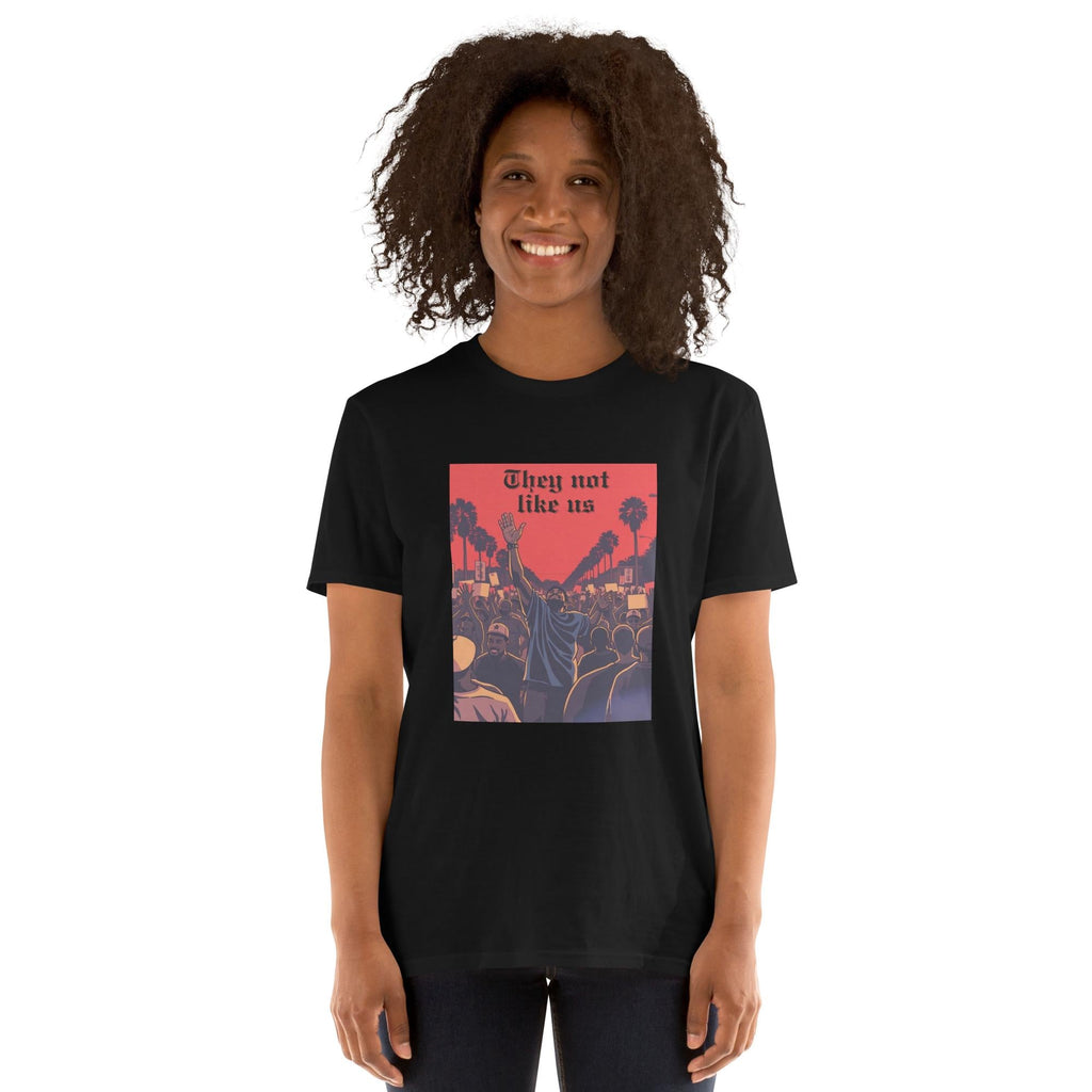 They Not Like Us Soft Style T-Shirt, Funny Statement Tee, Unique Graphic Shirt, Theyâ€™re Different Shirt, Cool Quote T-Shirt