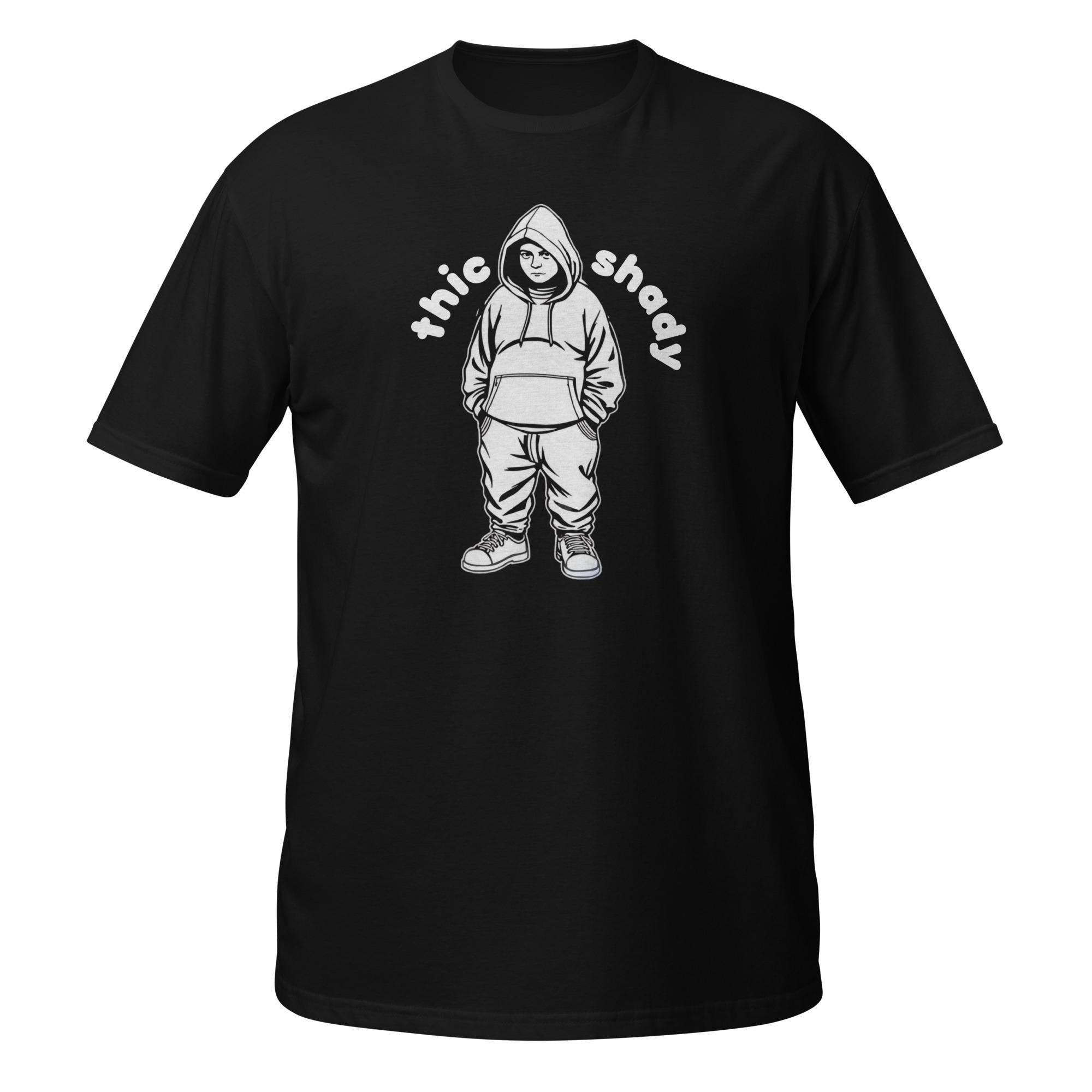 Thic Shady Soft Style T-Shirt, Funny Statement Tee, Cool Shady Graphic Shirt, Trendy Thic Shirt, Humorous Quote Tee