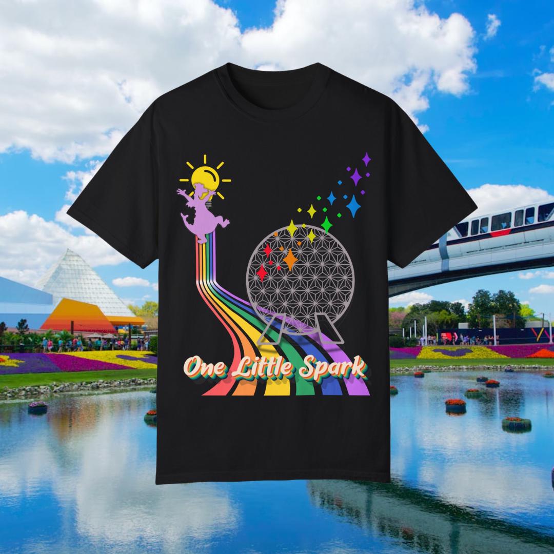 Epcot Figment T-Shirt, One Little Spark Shirt, Figment Festival T-Shirt, Comfort Colors Men | Women Unisex Tee Sizes S-4XL