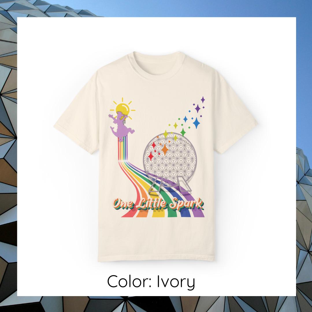 Epcot Figment T-Shirt, One Little Spark Shirt, Figment Festival T-Shirt, Comfort Colors Men | Women Unisex Tee Sizes S-4XL