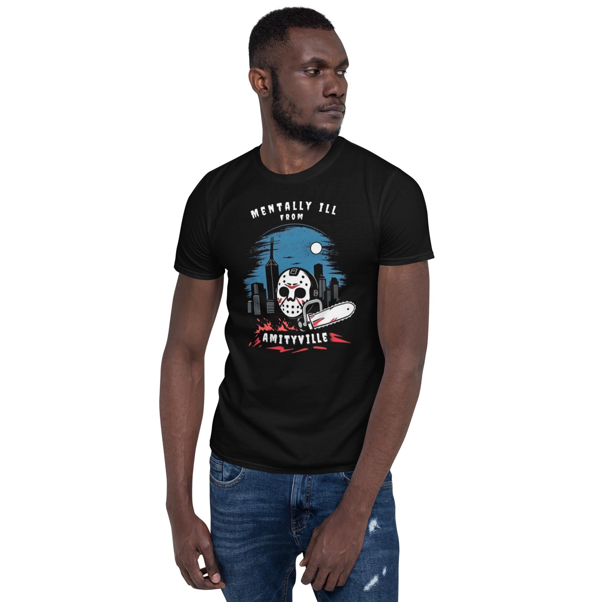 Mentally Ill from Amityville Eminem Style T-Shirt, Rap Music Shirt, Eminem Fan Tee, Hip-Hop Graphic Tee, Music Lover Shirt, Amityville Shirt