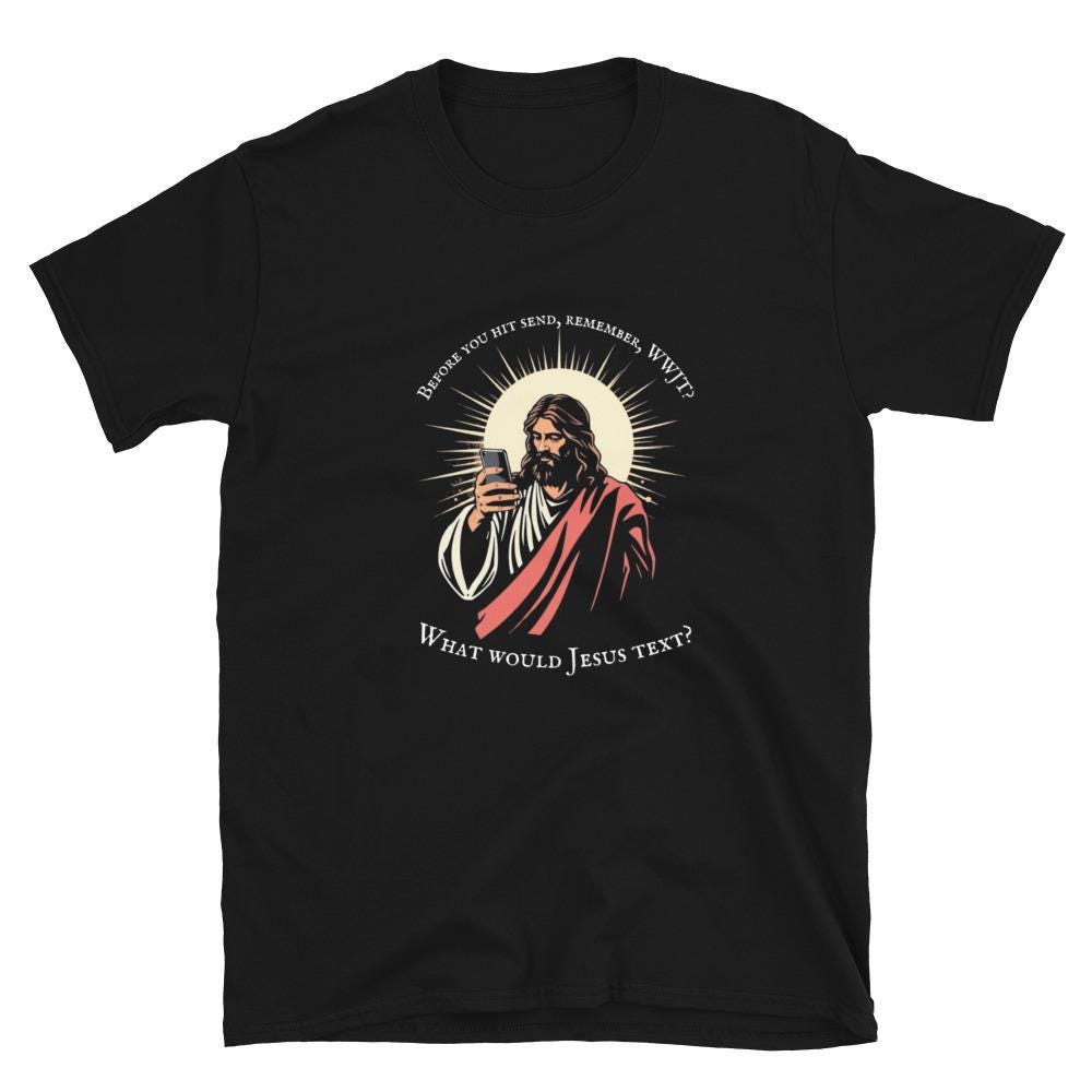 WWJD? Jesus Soft Style Shirt, Christian Graphic Tee, Inspirational Shirt, Religious T-Shirt, Faith Shirt, Jesus Tee, Biblical Shirt