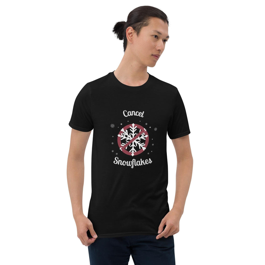 Cancel Snowflakes Shirt, Funny Graphic Tee, Soft Style Shirt, Winter Humor Tee, Cancel Culture Shirt, Political Humor Shirt, Snowflakes Tee
