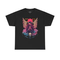 Gothic Angel Anime TShirt | Heavy Metal Tshirt | Graphic Tee | Unisex Tee | Streetwear Clothing | Black and White Tee | Japanese Art | Emo
