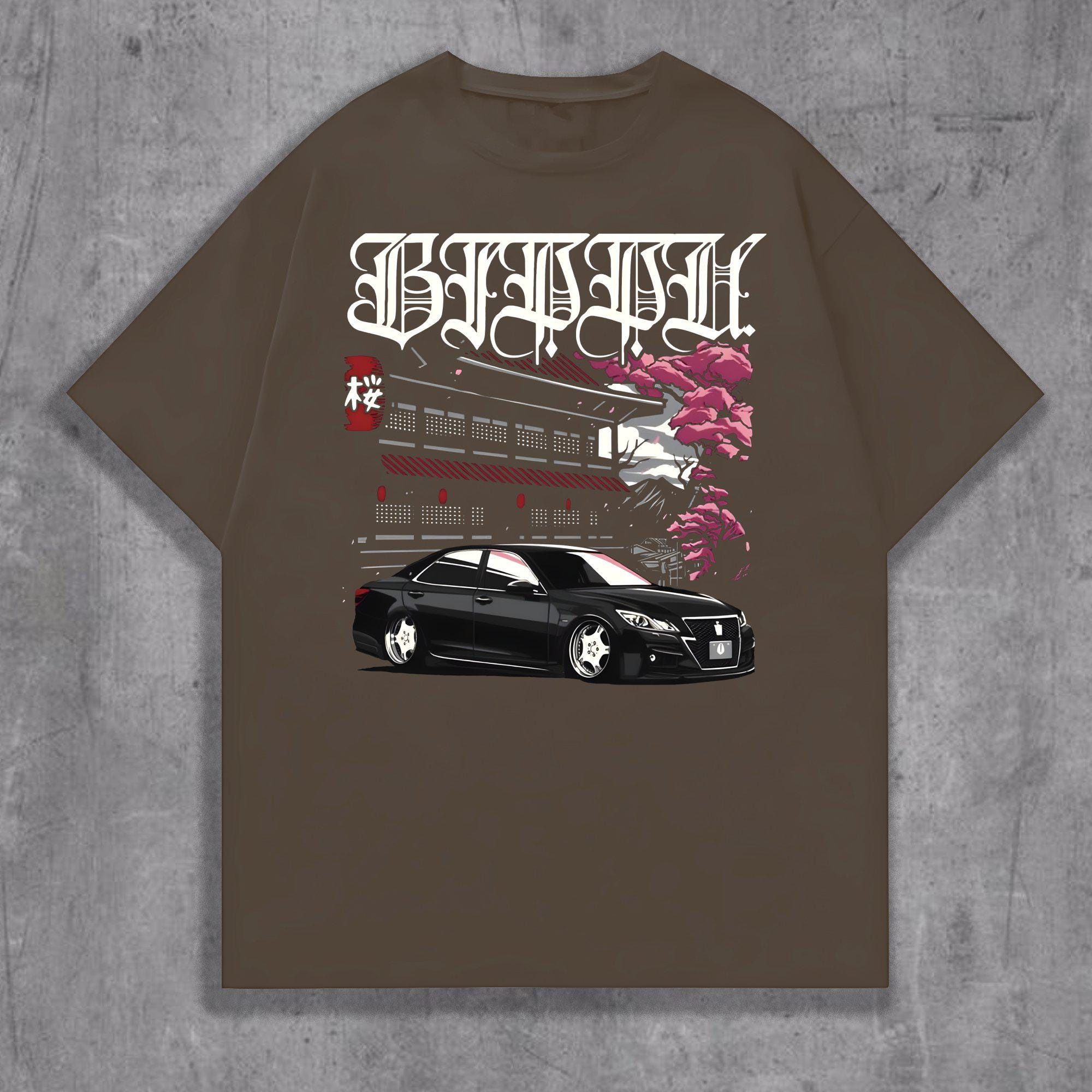 Japanese Car Art T-Shirt, Cool JDM Car Graphic Tee, Drift Car Shirt, Unique Streetwear Tee, Stylish Auto Enthusiast Gift, Comfort Color Tee