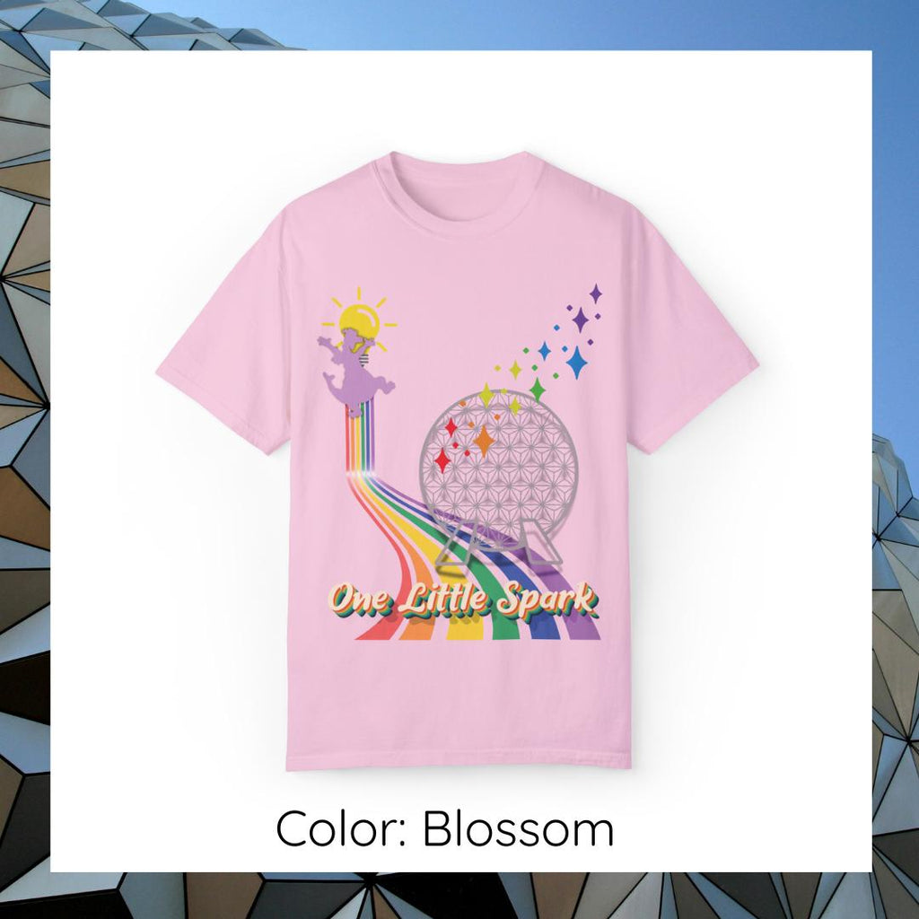 Epcot Figment T-Shirt, One Little Spark Shirt, Figment Festival T-Shirt, Comfort Colors Men | Women Unisex Tee Sizes S-4XL