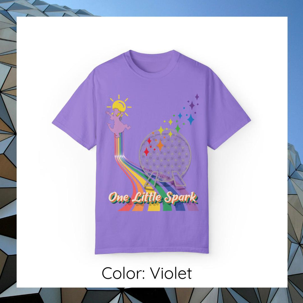 Epcot Figment T-Shirt, One Little Spark Shirt, Figment Festival T-Shirt, Comfort Colors Men | Women Unisex Tee Sizes S-4XL