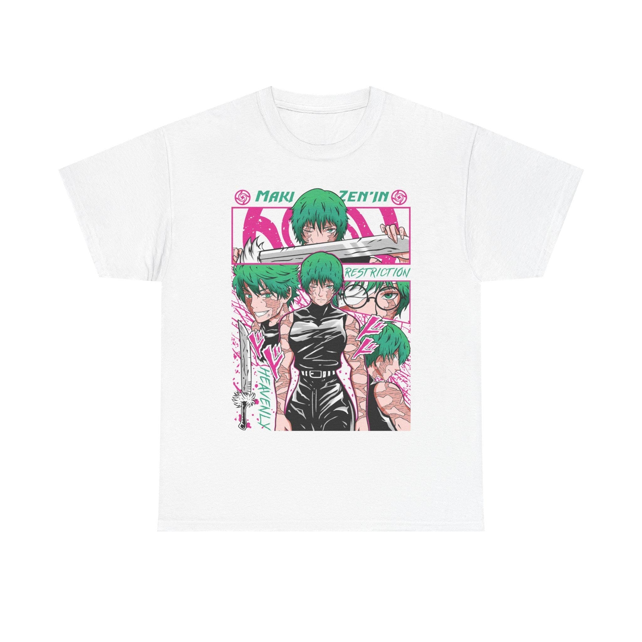 Limited Maki Zenin T Shirt - Vintage Retro Anime T Shirt - Vintage 90s T Shirt - Anime Manga Shirt - Gift For Otaku - Unisex T Shirt