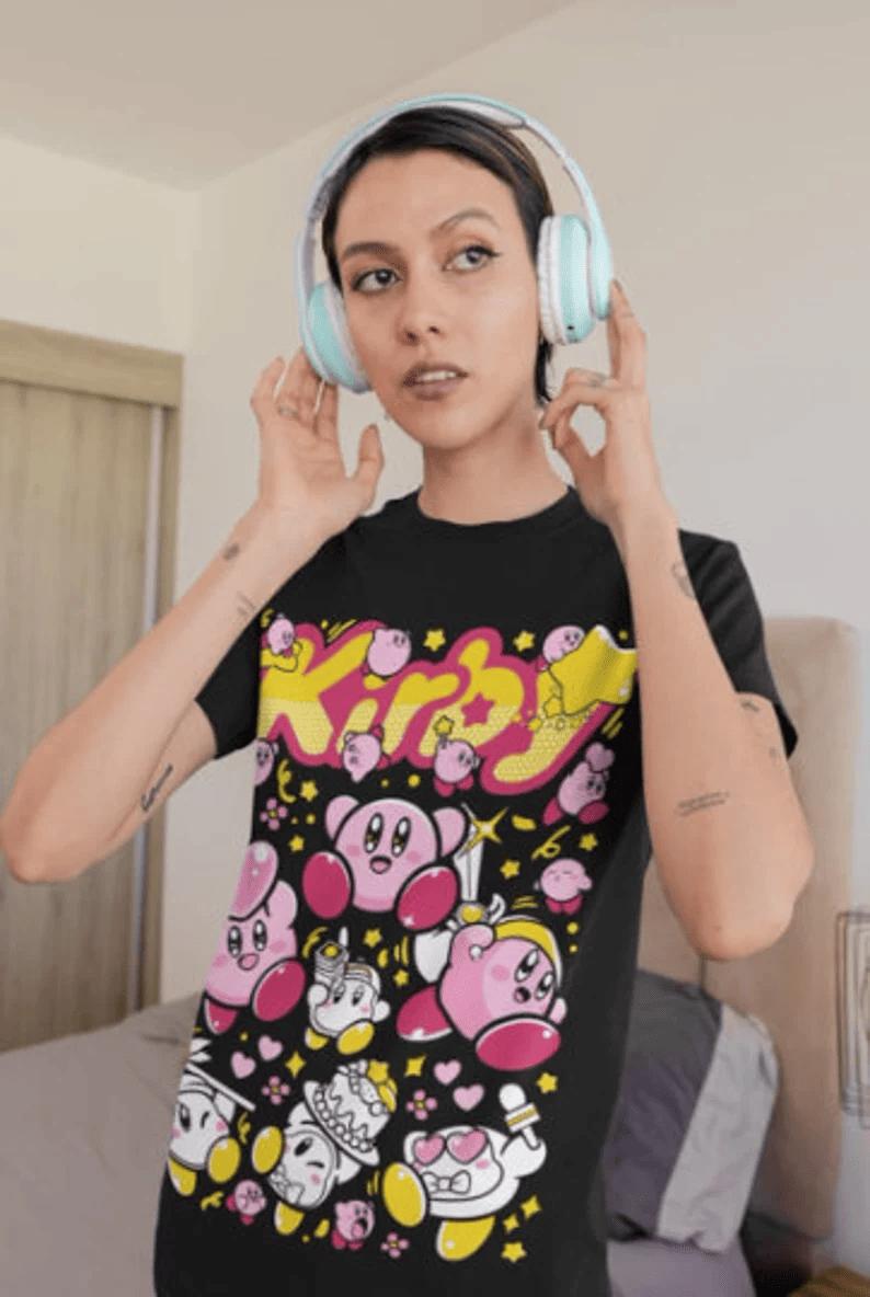 Unisex Graphic Tee - Video Games Shirt - Retro Gaming Tees for Gamers, Video Game T-Shirt, Japanese Anime
