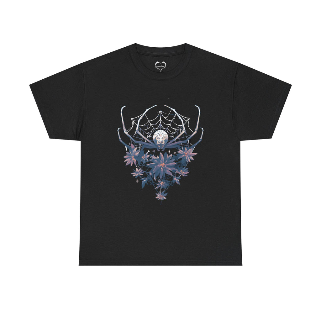 Spider Floral Tee | Death Metal Tshirt | Punk Graphic TShirt | Unisex Tee | Streetwear Clothing | Vintage Art | Band Tees | Spider Shirt
