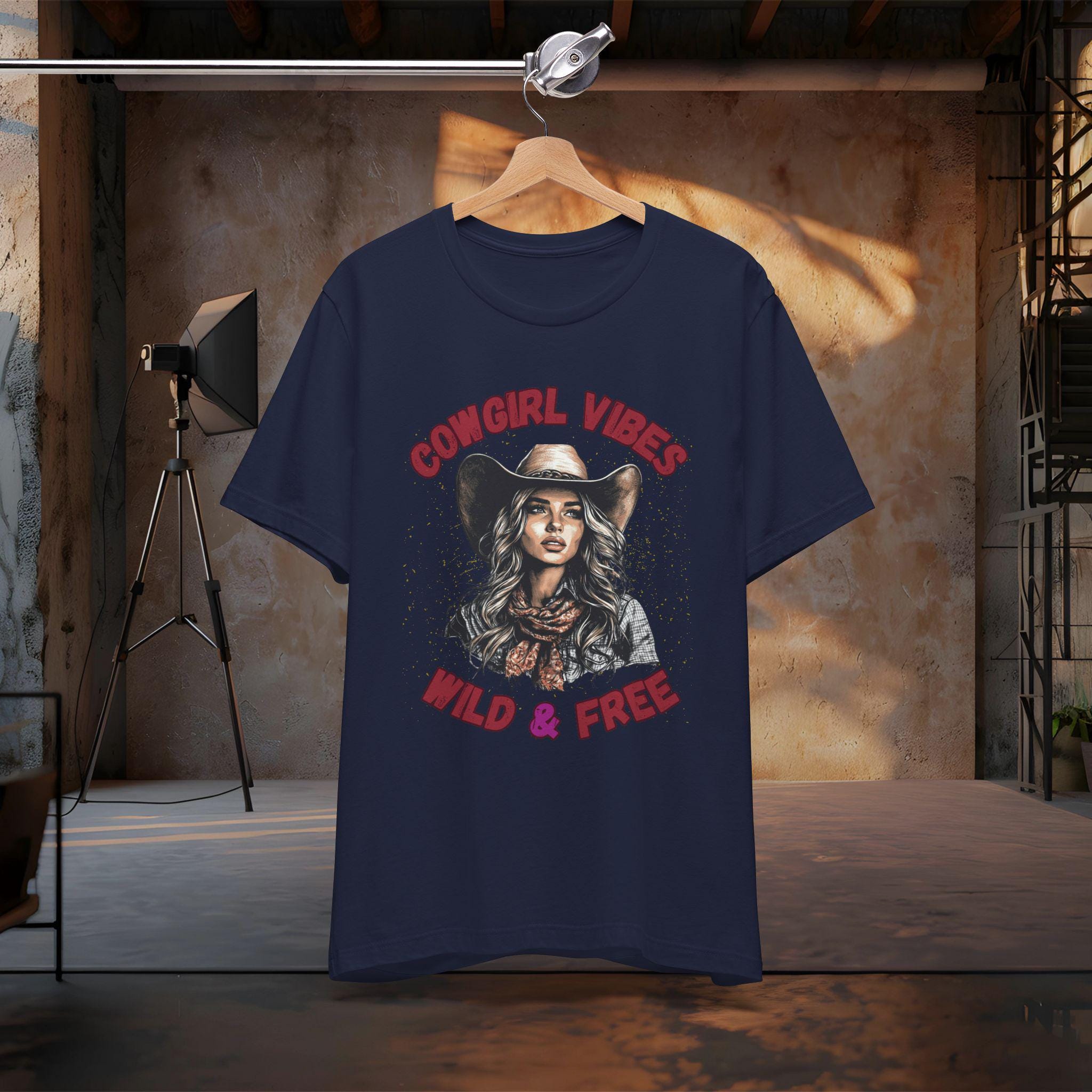 Cowgirl T-shirt|  Wild & Free Tee| Rodeo Vibes shirt, Western Style| Country Concert Tee, Western Apparel, Cowgirl gift, Comfort Colors