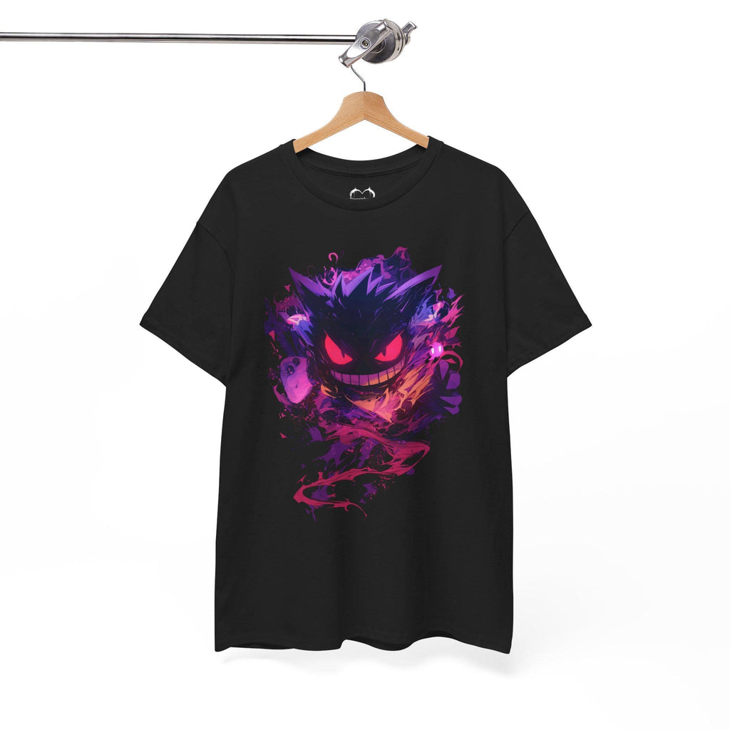 Spooky Gengar Shirt | Anime Graphic Tee | Unisex Tee | Streetwear Clothing | Japanese Art | Neon Graphic Art | Video Game Tees | Anime Shirt