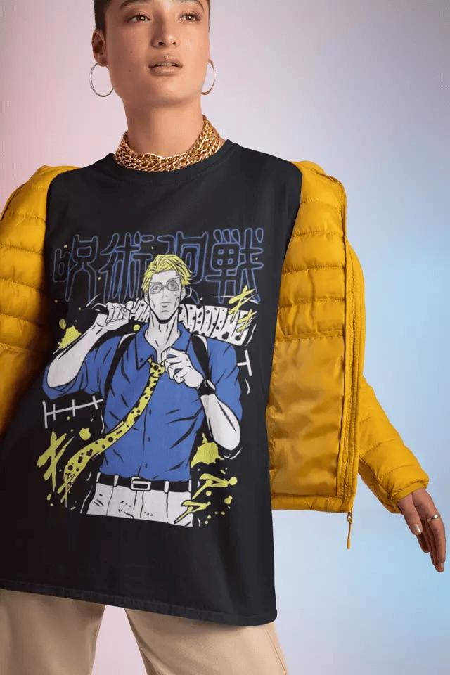 Kento Nanami v3 T-shirt | Anime Graphic Tee | Otaku Clothing | Unisex | Mens & Womens | Gift for Anime Fans | Streetwear, Japanese Anime