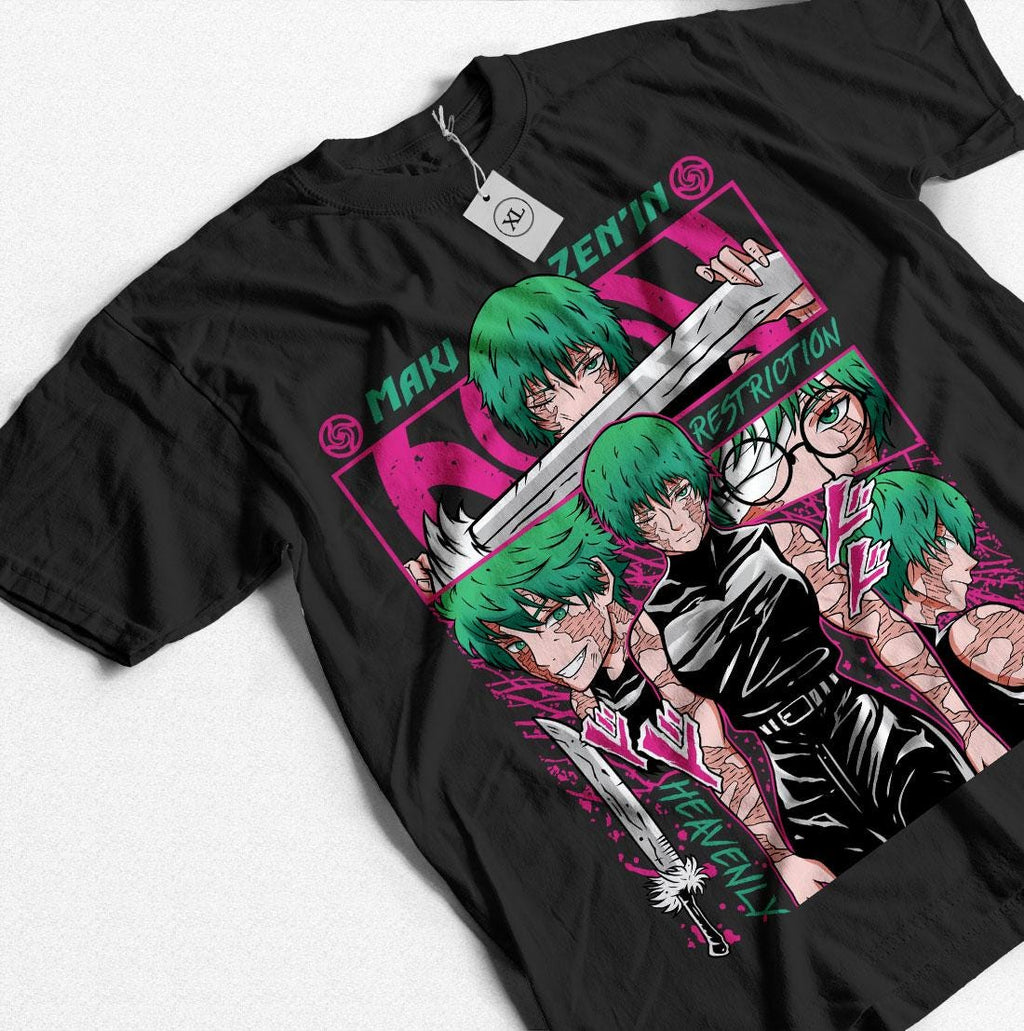 Limited Maki Zenin T Shirt - Vintage Retro Anime T Shirt - Vintage 90s T Shirt - Anime Manga Shirt - Gift For Otaku - Unisex T Shirt