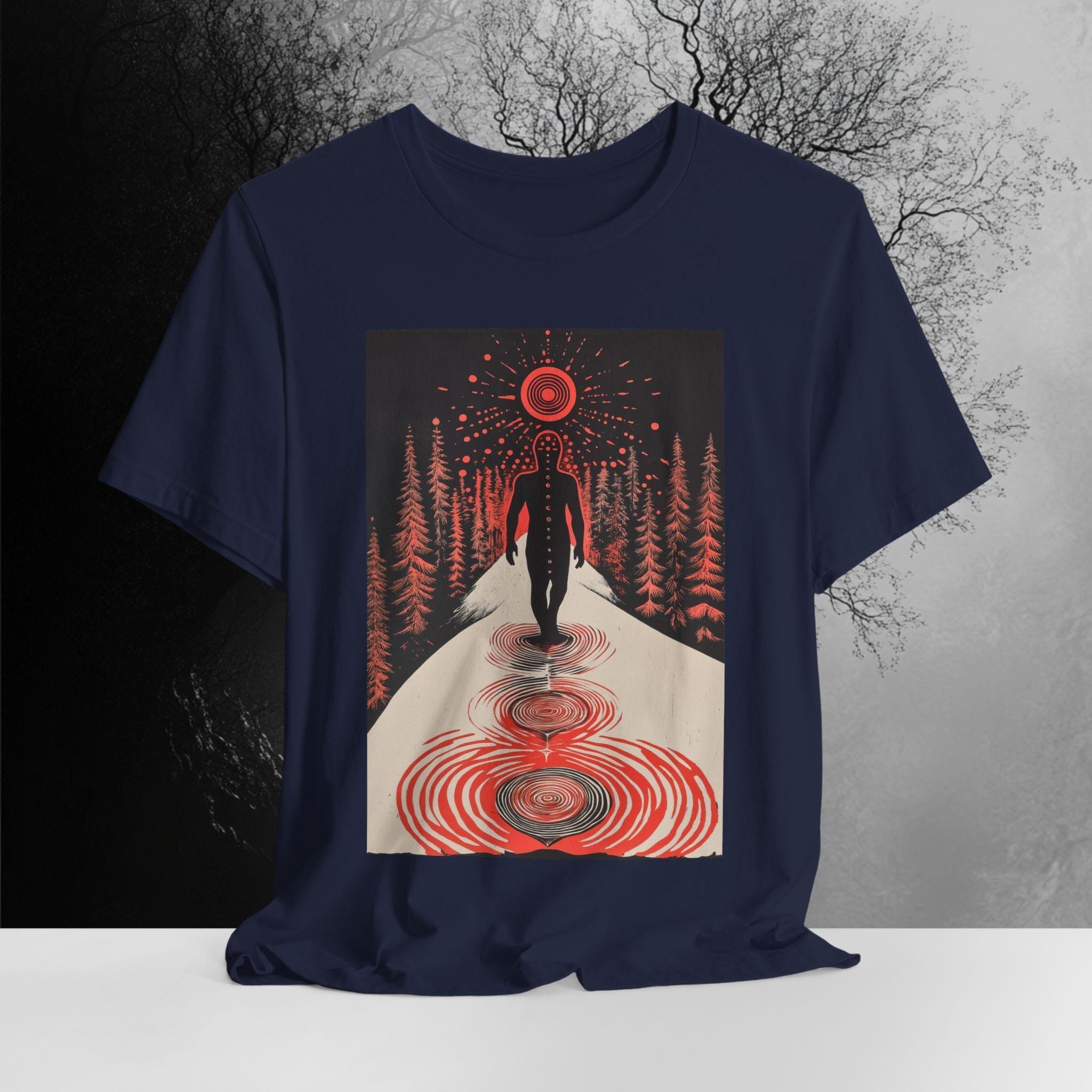 Trippy Shirt, Psychedelic Clothing, Celestial Dreamscape, Optical Illusion Shirt, Vortex T-Shirt, Space Vortex Shirt, Portal Shirt, Emo Tee.