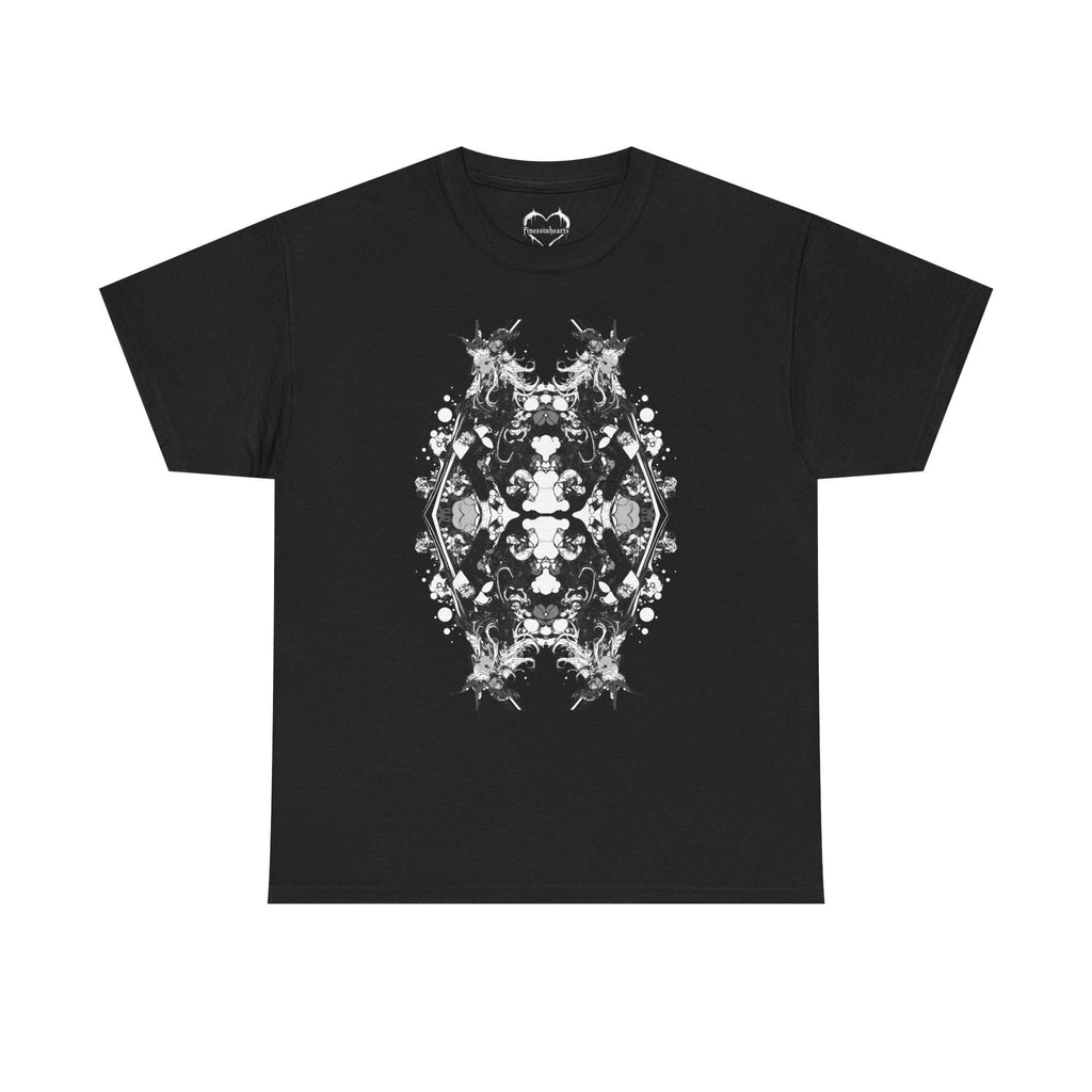 B&W Chrome Girl Kaleidoscope T | Graphic Tee | Streetwear | Graphic Tee | Casual Apparel | Streetwear Shirt | Trippy T Shirt | Unisex Tee