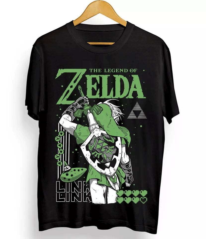 Unisex Graphic Tee - Video Games Shirt - Retro Gaming Tees for Gamers Vintage 90s black T-Shirt
