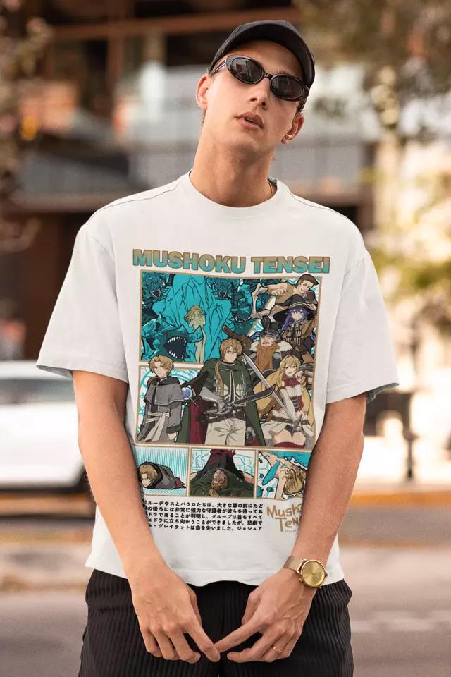 Anime Family T-shirt Unisex, Family Gift, Anime Manga Shirt, Mushoku Tensei Shirt ,Anime Shirt, Graphic Anime Tee, Manga Shirt, Japan