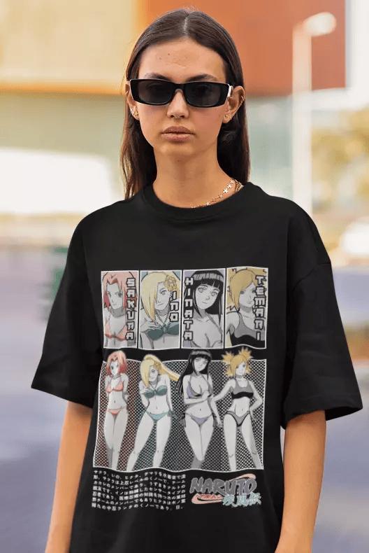 Anime Vintage Special T-shirt Unisex,Anime Shirt,Hinata Kiba Ino Choji Neji Iruka Gift Shirt,Graphic Anime Tee, Manga Shirt, Japanese Anime