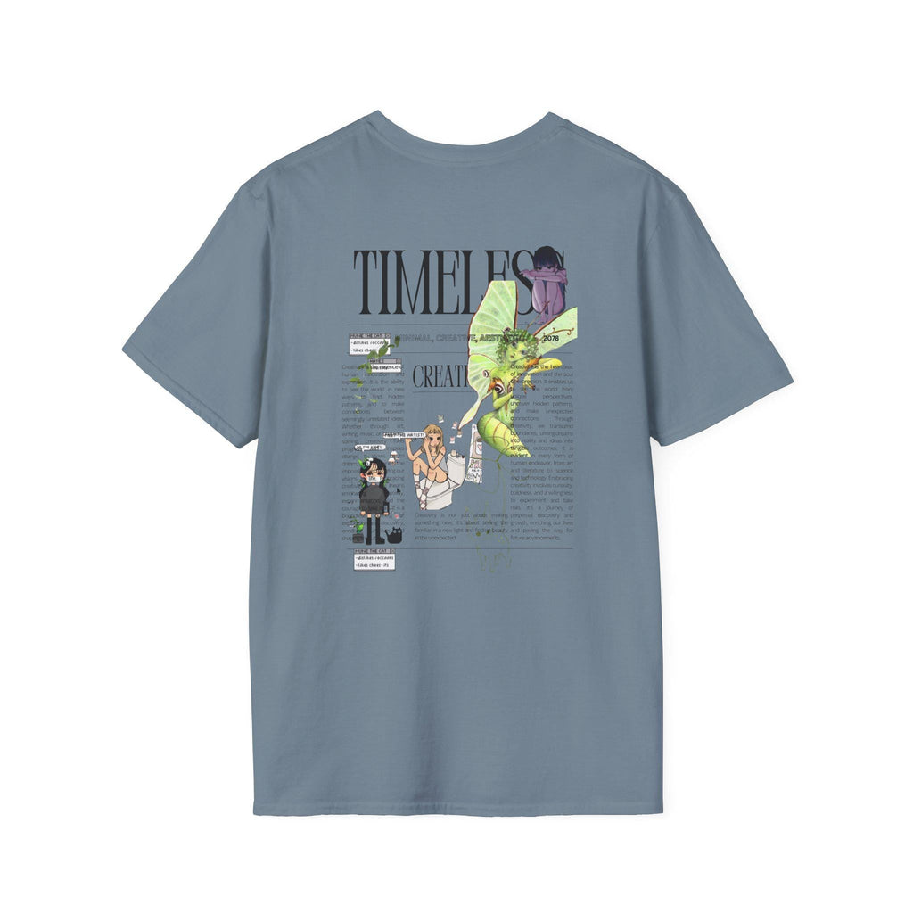 Timeless, Fairy, Unisex Softstyle T-Shirt with Creative Design, Perfect for Casual Outings, , Summer Wardrobe Essential