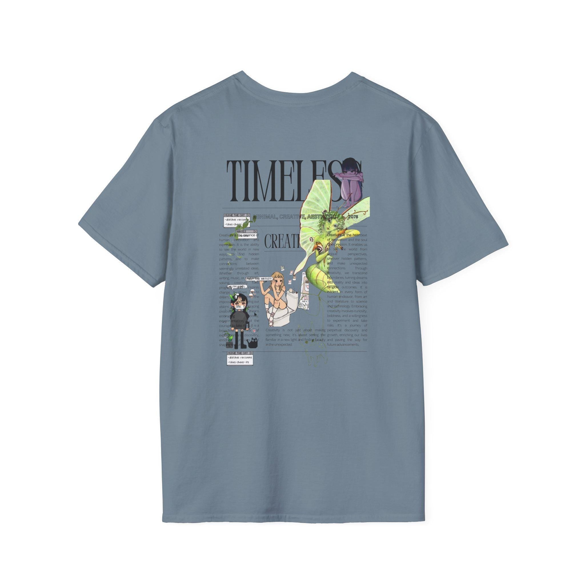 Timeless, Fairy, Unisex Softstyle T-Shirt with Creative Design, Perfect for Casual Outings, , Summer Wardrobe Essential