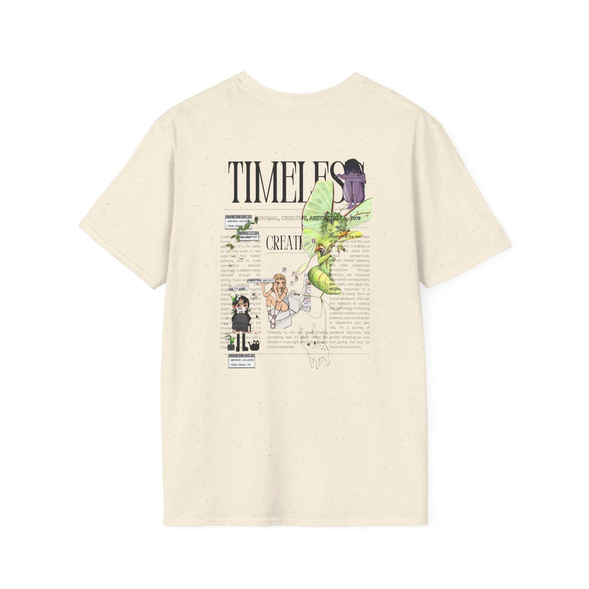 Timeless, Fairy, Unisex Softstyle T-Shirt with Creative Design, Perfect for Casual Outings, , Summer Wardrobe Essential