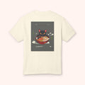 Cute Ramen Cat Tshirt, Japanese Kawaii Cat T-Shirt, Unisex Cotton Tshirt