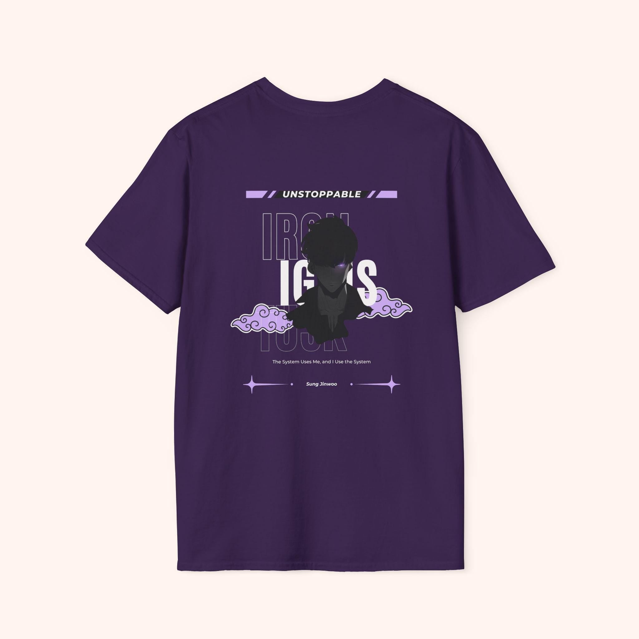 Unisex Solo Leveling Sung Jinwoo T-Shirt, EXCHANGE Tshirt, Anime, Casual, Streetwear Tshirt