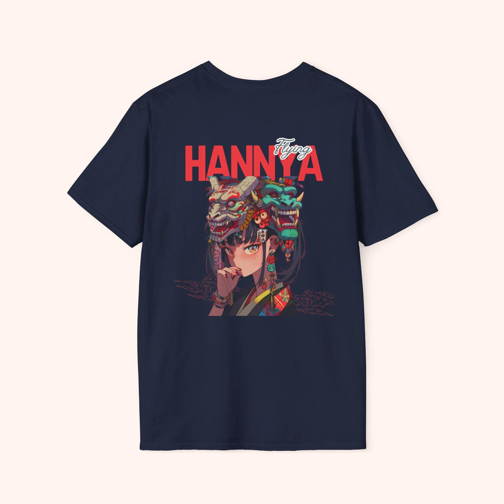 Samurai Warrior Graphic Tee, Unisex Softstyle T-Shirt, Vintage Anime Shirt, Casual Wear, Unique Streetwear