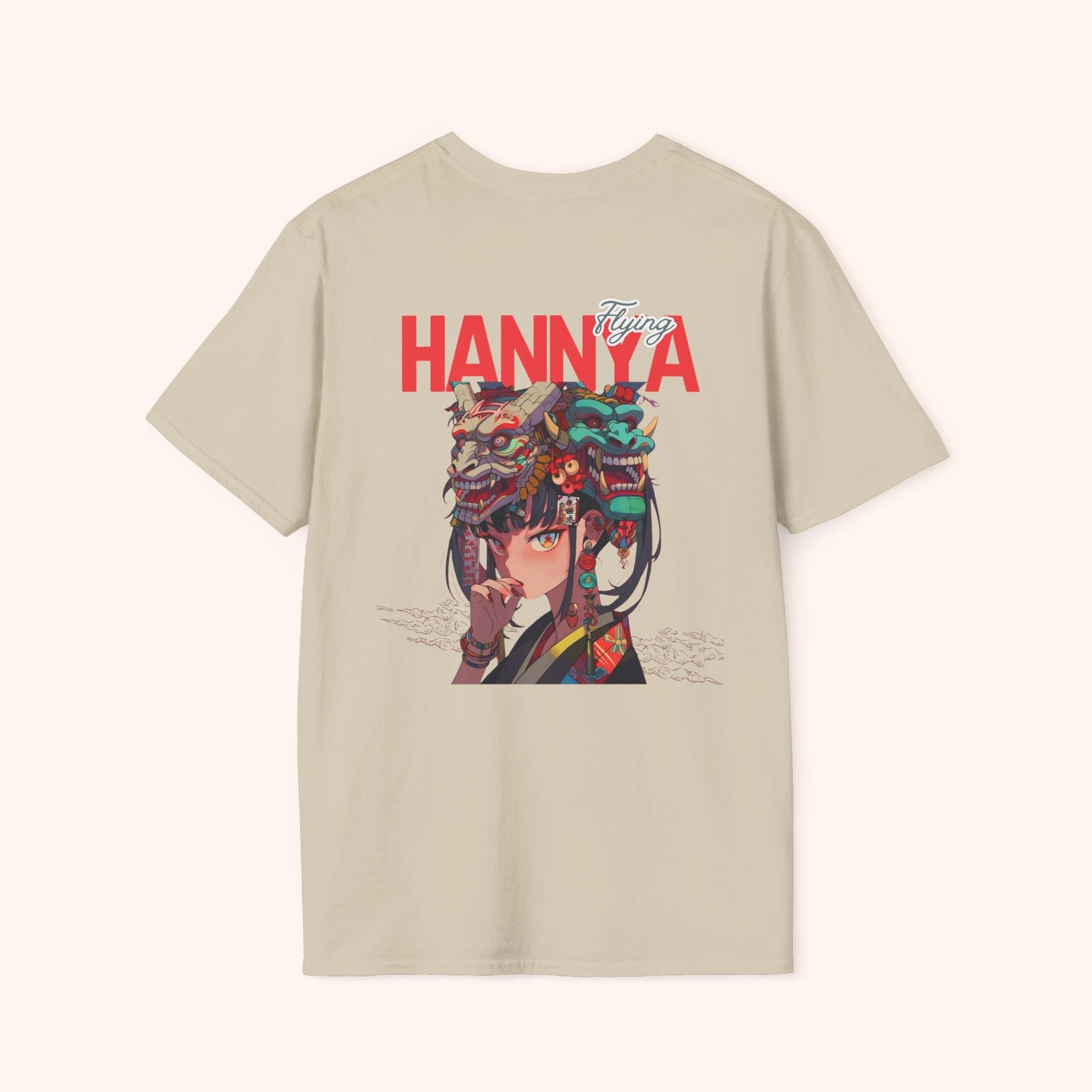 Samurai Warrior Graphic Tee, Unisex Softstyle T-Shirt, Vintage Anime Shirt, Casual Wear, Unique Streetwear