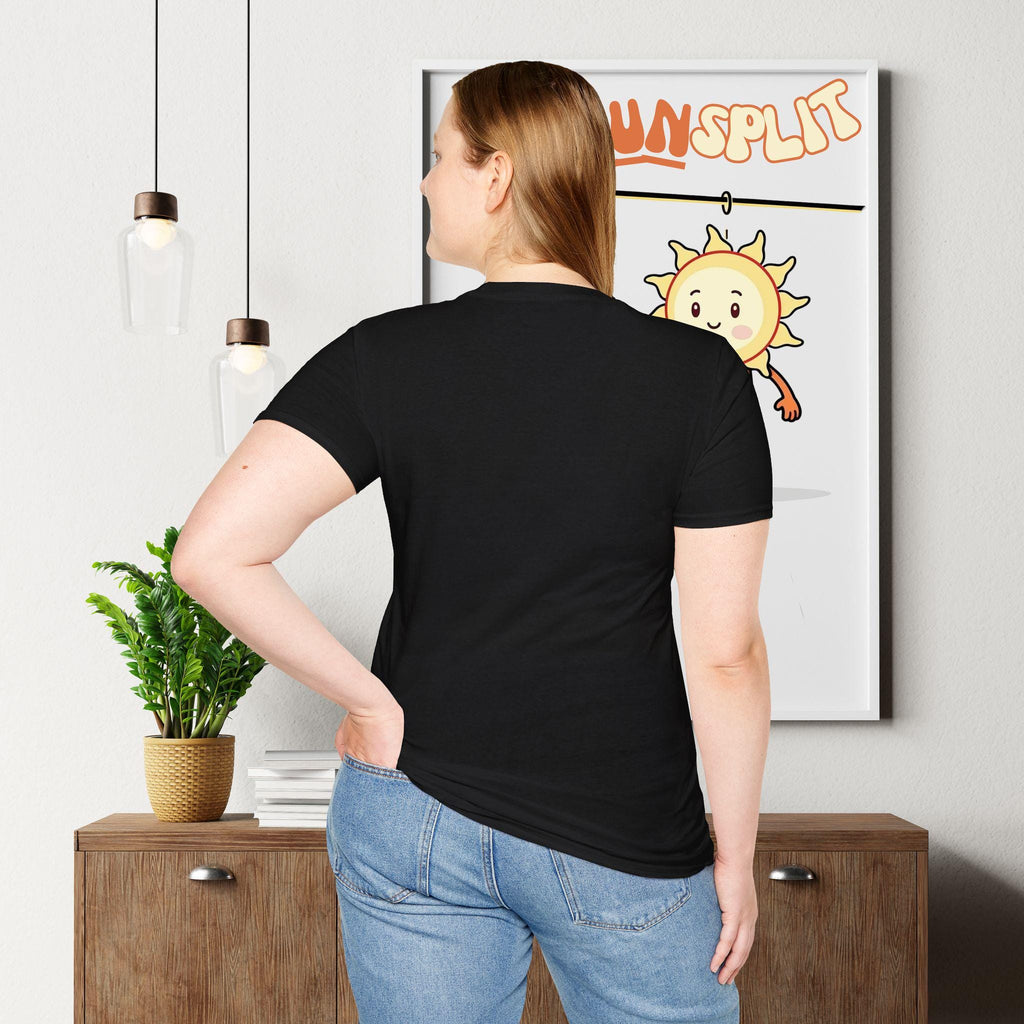 Chic Leopard Unisex Softstyle T-Shirt with 'RATE' Graphic, Casual Wear, Gift Idea, Everyday Comfort, Trendy Style, Summer Essential