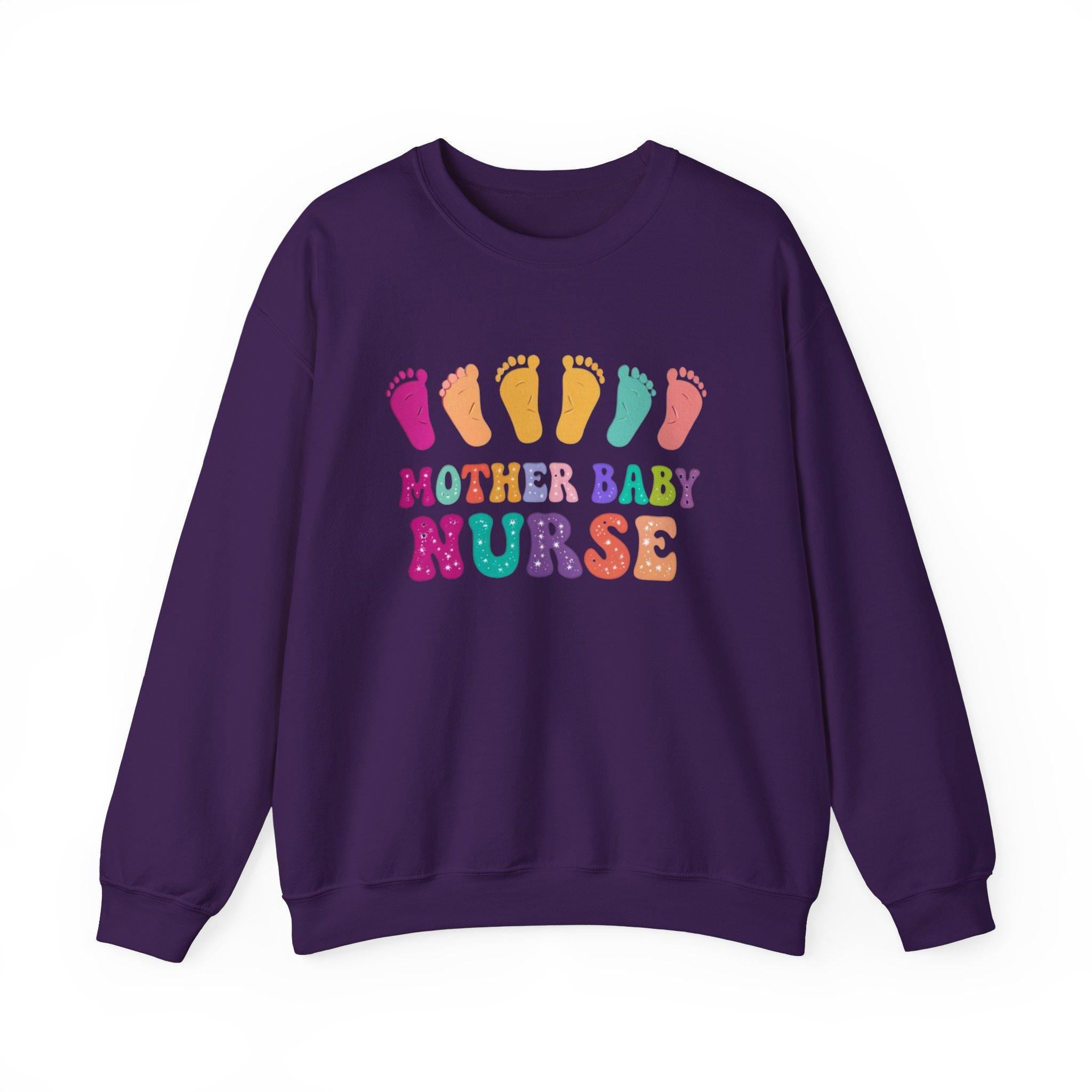Mother baby nurse shirt, sweat shirt, Subtle Style Statement Sweatshirt, Unique Graphic Sweater, Everyday Pullover, Comfortable Sweat Top