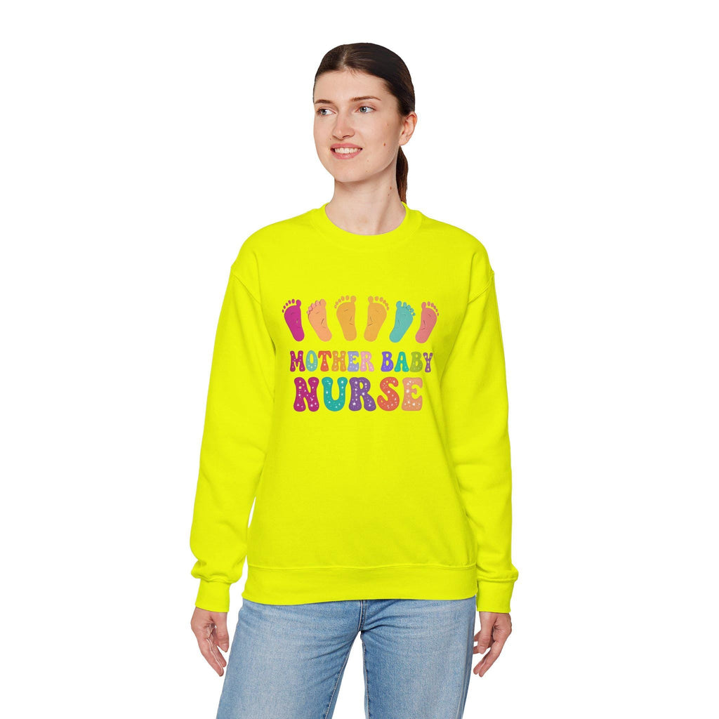 Mother baby nurse shirt, sweat shirt, Subtle Style Statement Sweatshirt, Unique Graphic Sweater, Everyday Pullover, Comfortable Sweat Top