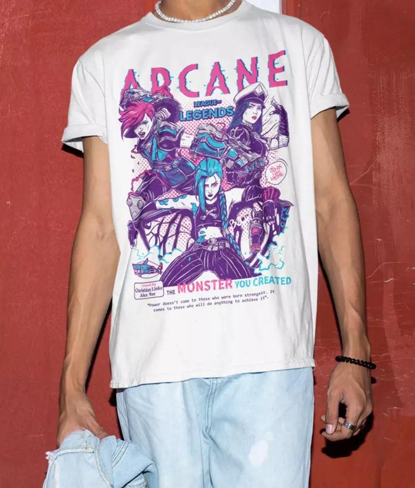 Vintage Jinx Video Game Anime T-shirt,Anime Lovers Shirt, Graphic Video Game Tee.rcane Vintage T-Shirt, Gift For Women and Man