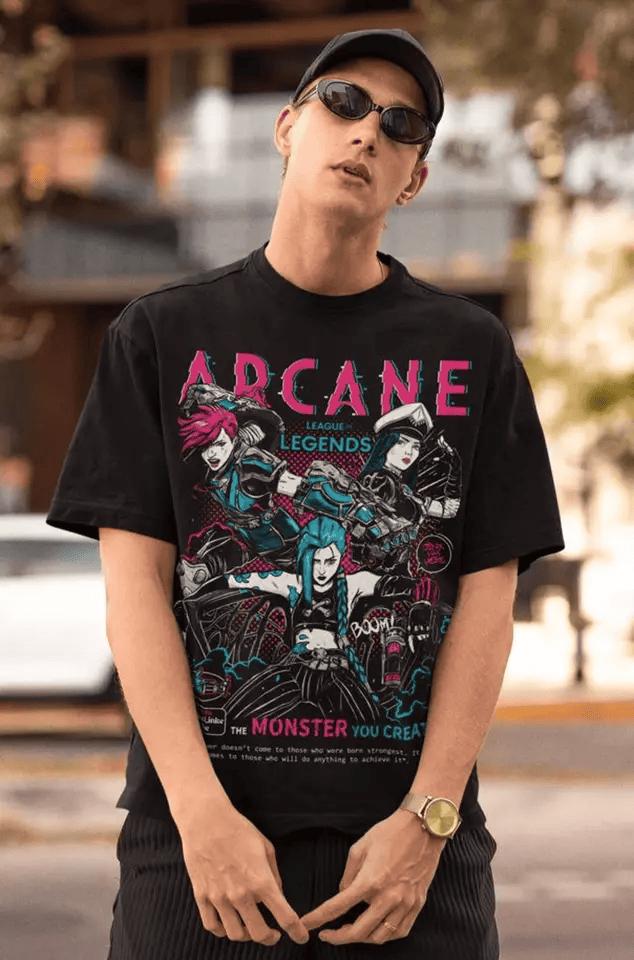 Vintage Jinx Video Game Anime T-shirt,Anime Lovers Shirt, Graphic Video Game Tee.rcane Vintage T-Shirt, Gift For Women and Man