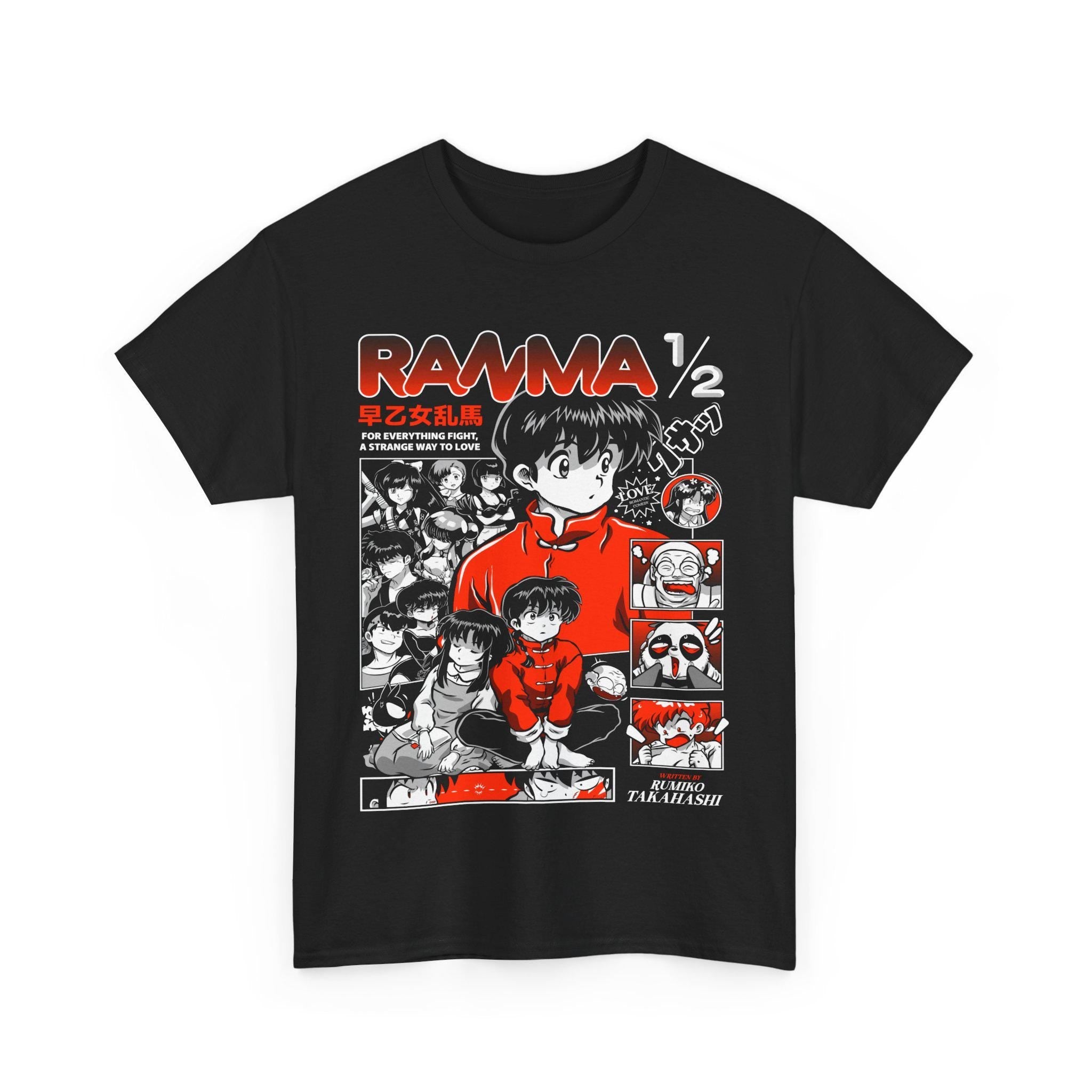 Shampoo Rumiko T-shirt Takahashi Ranma 12 Girl Kawai Funny Shirt , Gift For Women and Man