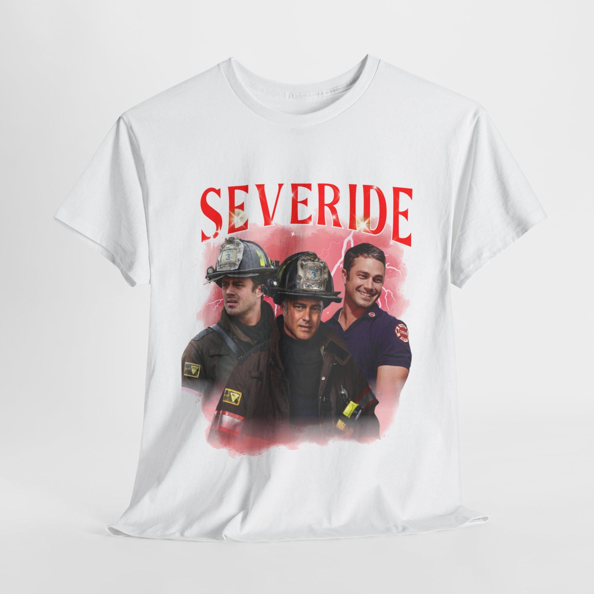 Severide 90's Style Tshirt | Chicago Fire Shirt | Firefighter Gift | Kelly Severide | Taylor Kinney Shirt | Bootleg Rap Shirt