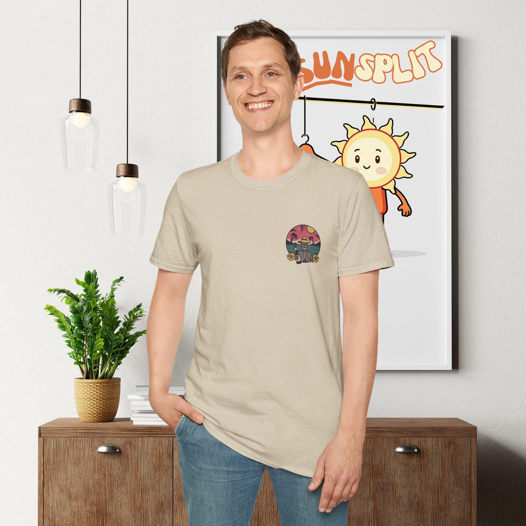 Unisex Softstyle  Streetwear T-Shirt, Groovy Beer, Summertime Beer T-Shirt