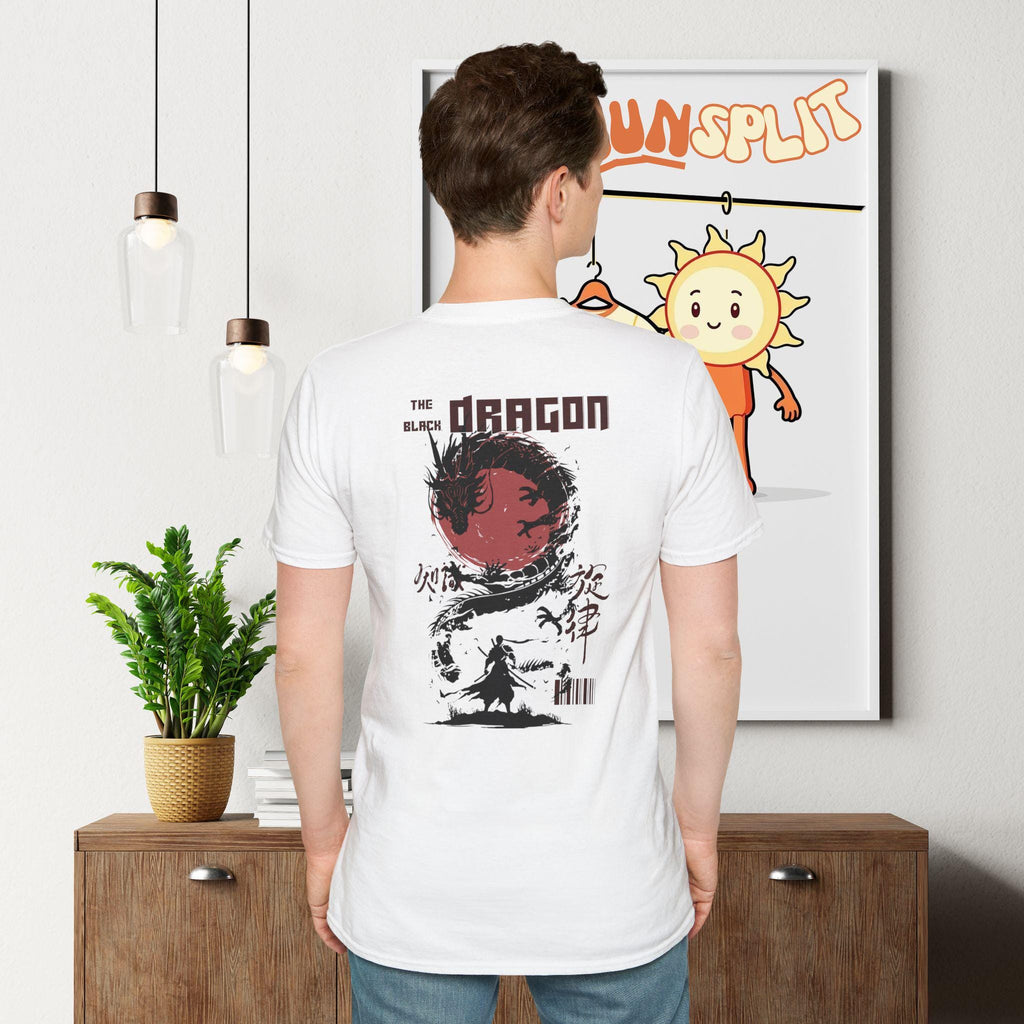 Dragon Graphic Unisex T-Shirt, Cool Shirt for Anime Fans, Holiday Gift, Casual Wear, Unique Art Tee