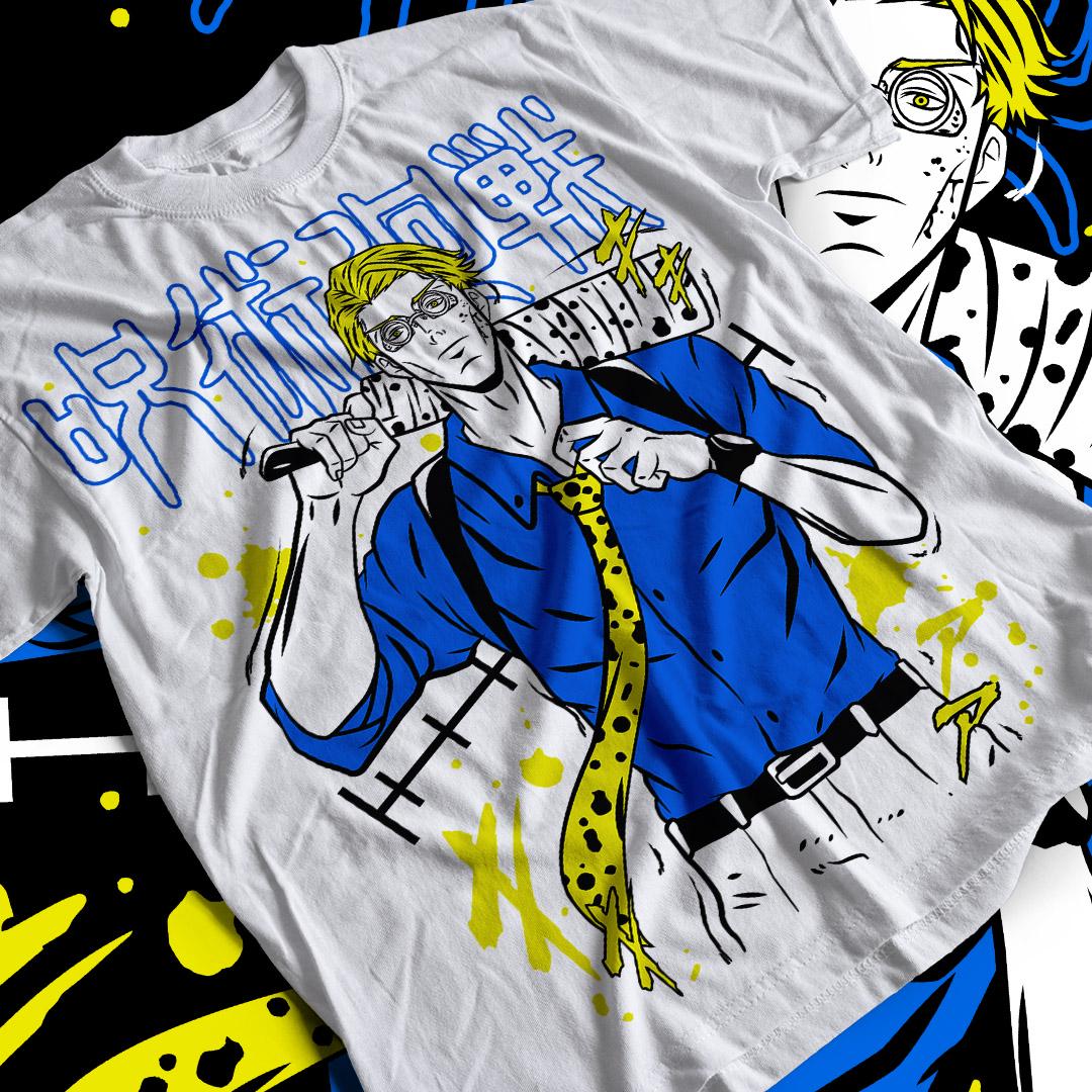 Kento Nanami v3 T-shirt | Anime Graphic Tee | Otaku Clothing | Unisex | Mens & Womens | Gift for Anime Fans | Streetwear, Japanese Anime