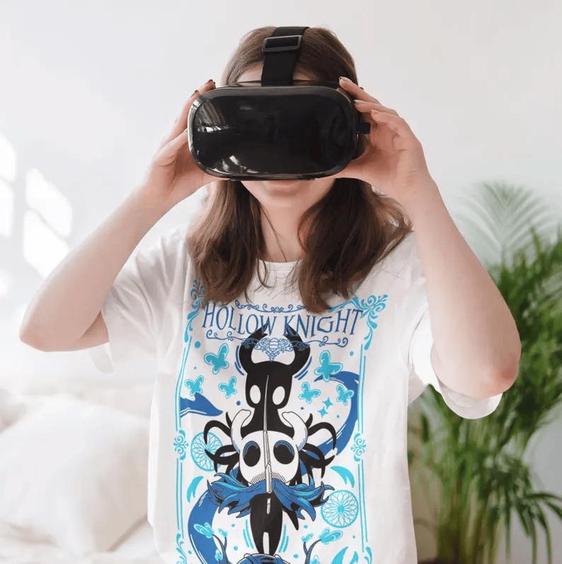 Unisex Hollow Knight Gaming T-Shirt, Indie Shirt, Graphic Anime Tee,Japanese Art Style Fanart Shirt,Illustration shirt,hollowknight