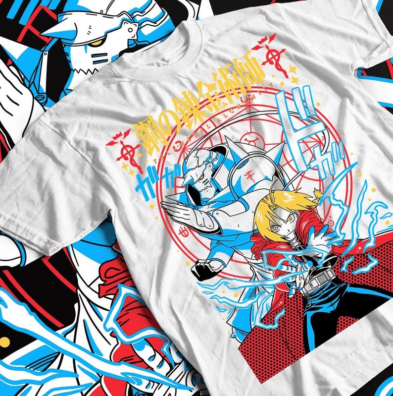 UNISEX Cute Anime Tshirt, Manga Lover Shirt, Graphic Tee, Otaku Ropa, Clothing Merch Gift,Japanese Art Style Fanart Shirt,Illustration shirt
