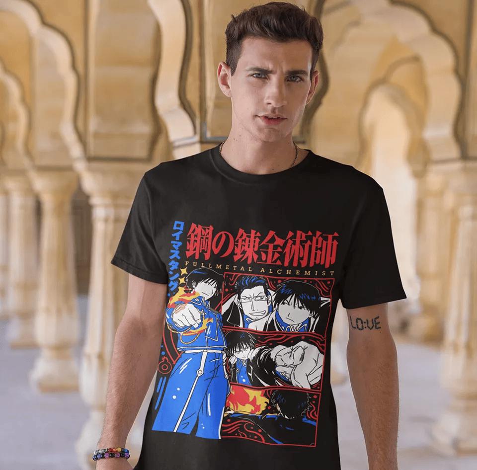 Anime lover shirt , Anime Gift, homunculos shirt,anime fans tee,Girlfriend Shirt, vintage anime clothes, Anime lover gift Shirt,roy mustang