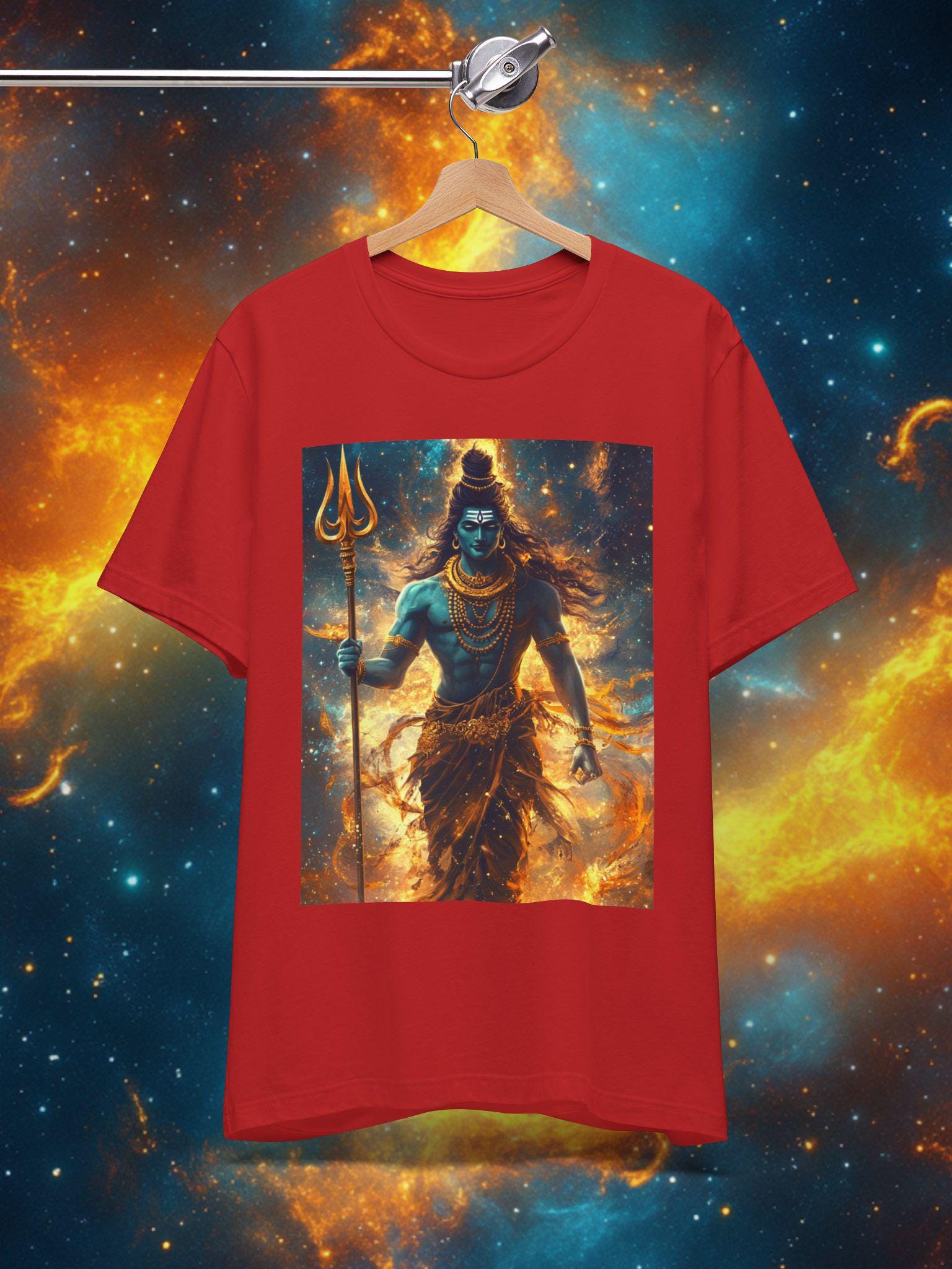 Lord Shiva Shirt| Shiva T-Shirt, Om Namah Shivaya Tee| Shivoham Apparel| Hindu God, Brahma & Vishnu| Cosmic, Indian God tshirt| Shiva shirt.