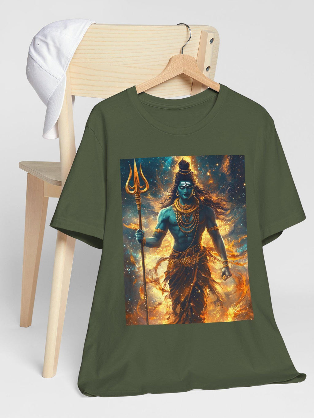 Lord Shiva Shirt| Shiva T-Shirt, Om Namah Shivaya Tee| Shivoham Apparel| Hindu God, Brahma & Vishnu| Cosmic, Indian God tshirt| Shiva shirt.
