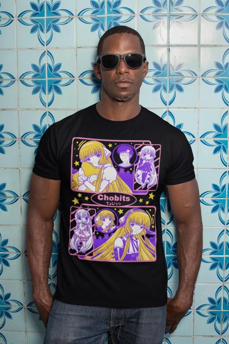 Chobits Chi T-Shirt UNISEX Waifu Material Anime T-Shirt, Anime Manga Shirt, Graphic Anime Tee, Manga Shirt, Japanese Anime