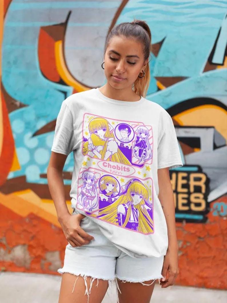 Chobits Chi T-Shirt UNISEX Waifu Material Anime T-Shirt, Anime Manga Shirt, Graphic Anime Tee, Manga Shirt, Japanese Anime