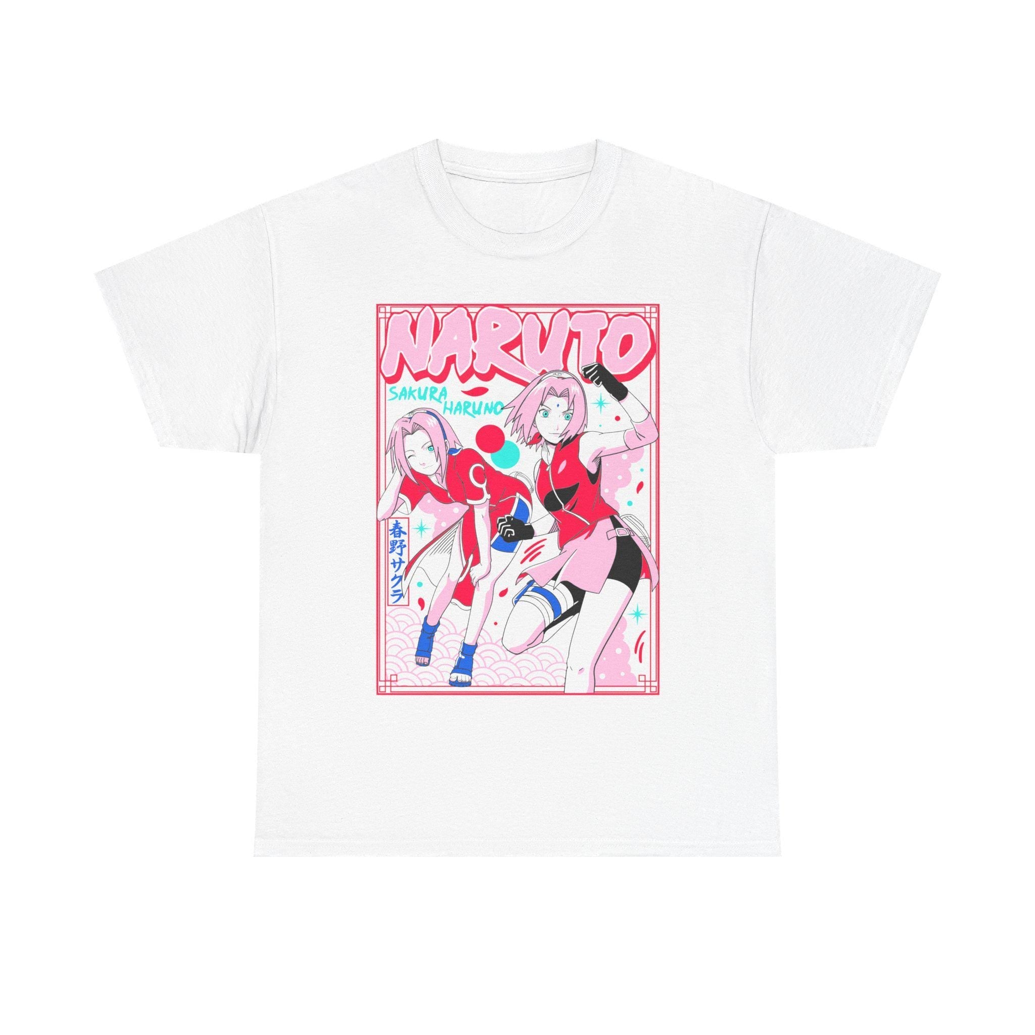 Comfort Colors Sakura Haruno Shirt  Sakura Sweatshirt Manga Shirt Anime Sakura Stl Japanese Streetwear Anime Hoodie Anime Merch